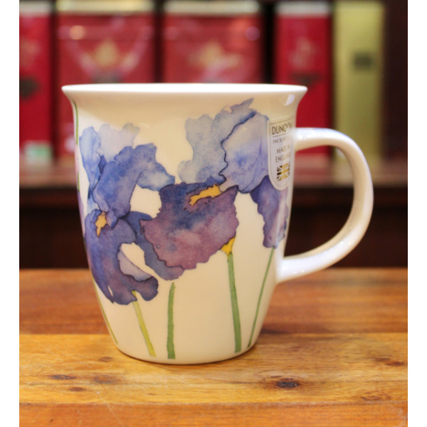 Mug Dunoon Fleurs bleues - Compagnie Anglaise des Thés