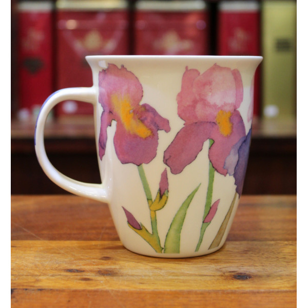 Mug Dunoon Fleurs bleues - Compagnie Anglaise des Thés