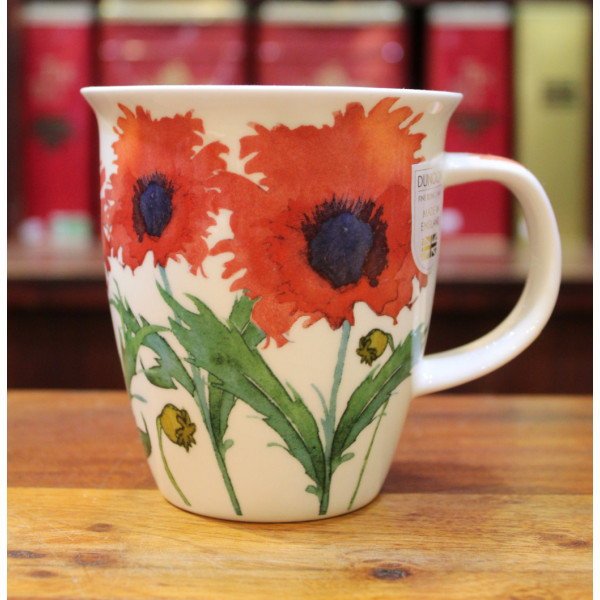 Mug Dunoon Coquelicot - Compagnie Anglaise des Thés