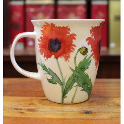 Mug Dunoon Coquelicot - Compagnie Anglaise des Thés