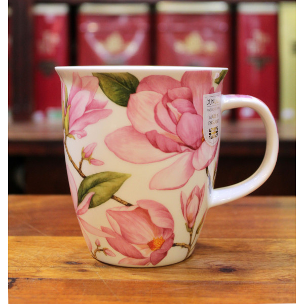 Mug Dunoon Magnolias Rose Clair - Compagnie Anglaise des Thés