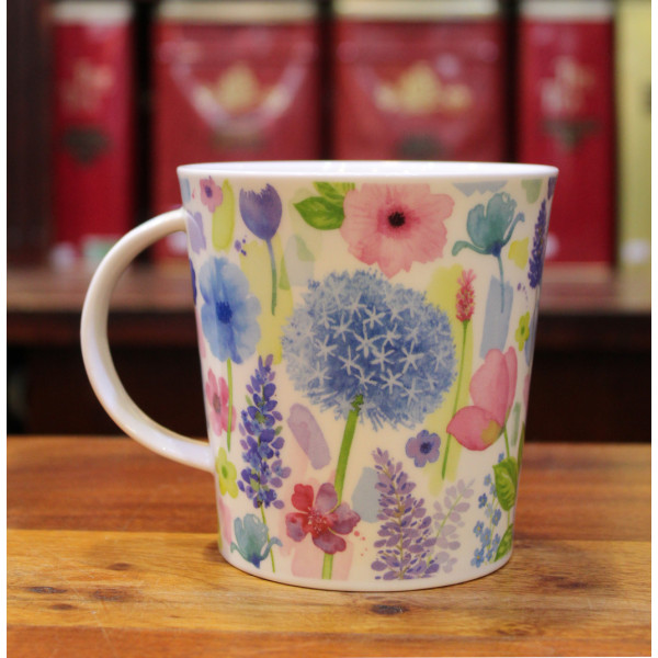 Mug Dunoon  Jardin Fleuri Bleu- Compagnie Anglaise des Thés