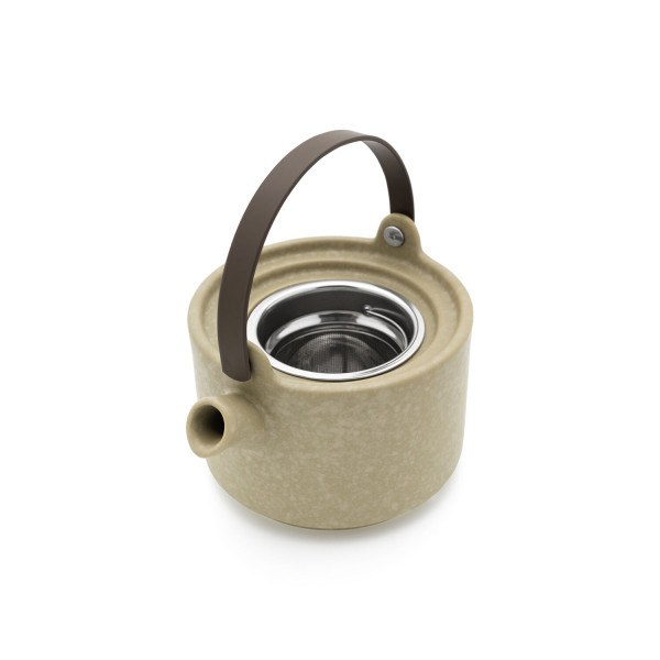 Théière Solitaire Contemporaine Beige - Compagnie Anglaise des Thés