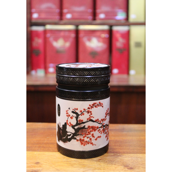 Boîte Cerisier en fleurs cylindrique - Compagnie Anglaise des Thés