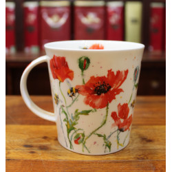 Mug Dunoon champ coquelicot - Compagnie Anglaise des Thés