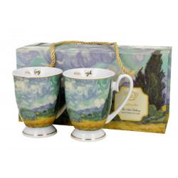 Coffret Mugs Champs de Blé Van Gogh 32cl - Compagnie Anglaise des Thés