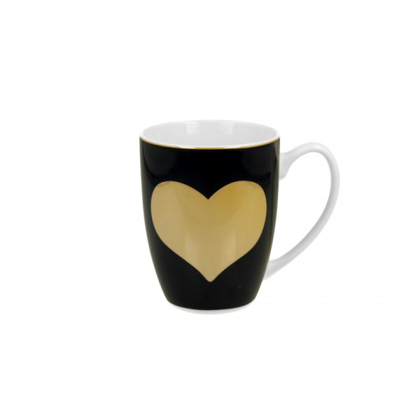 Mug Bleu Coeur Or - Compagnie Anglaise des Thés