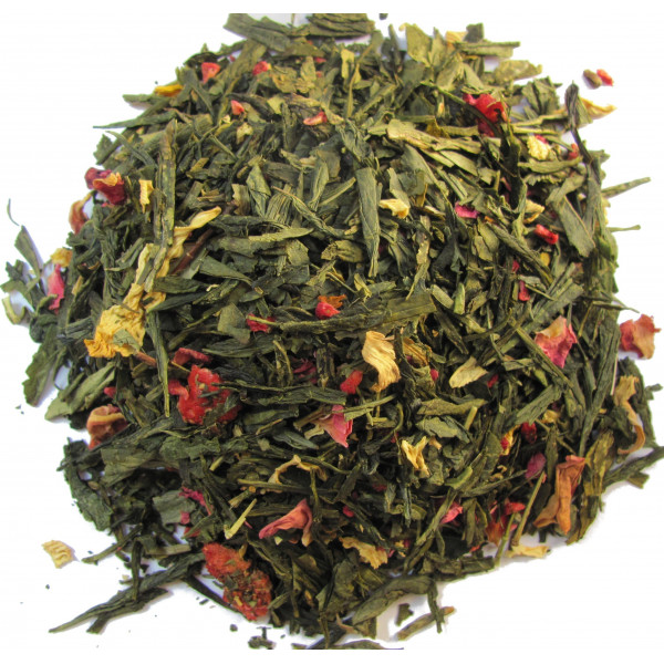Thé Fraise, Framboise, Rose -Thé vert SAMOVAR- Compagnie Anglaise des Thés