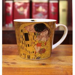 Grand Mug Insolence Klimt Le baiser 50cl - Compagnie Anglaise des Thés