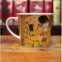 Grand Mug Insolence Klimt Le baiser 50cl - Compagnie Anglaise des Thés