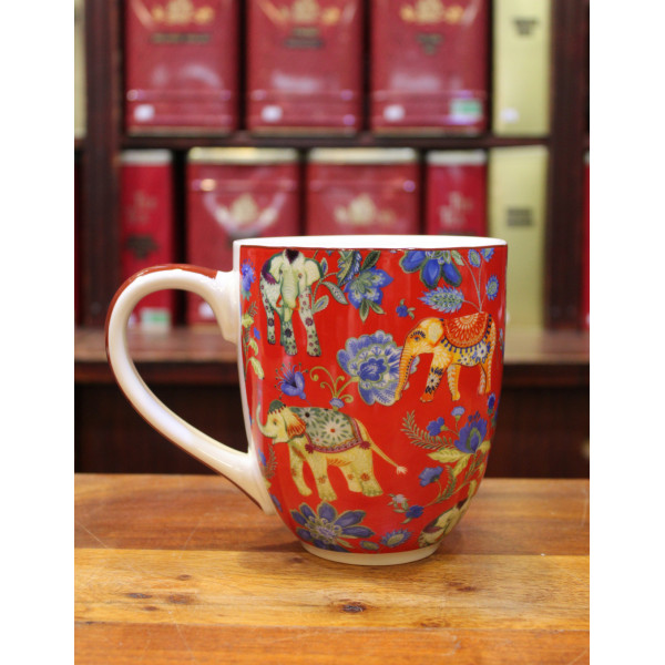 Mug Maxi Éléphant Rouge - Compagnie Anglaise des Thés
