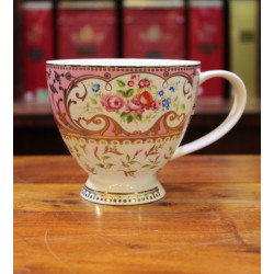 Mug Dunoon Bol Fleurs slaves roses - Compagnie Anglaise des Thés