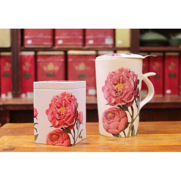 Boîte Pivoine rose clair - Compagnie Anglaise des Thés