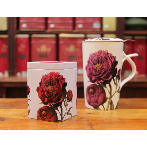 Boîte Pivoine rose foncé- Compagnie Anglaise des Thés