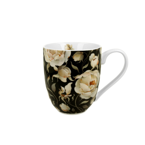 Mug Maxi Roses Anglaises noires  - Compagnie Anglaise des Thés