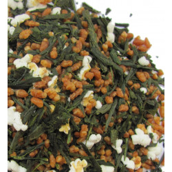 Thé en vrac du Japon aux Grains de riz soufflés -Thé GENMAICHA BIO  - Compagnie Anglaise des Thés