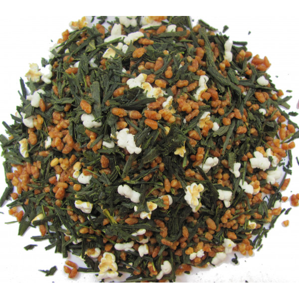 Thé du Japon aux Grains de riz soufflés -Thé GENMAICHA BIO  - Compagnie Anglaise des Thés