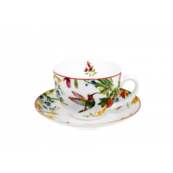 Petite tasse et Soucoupe Colibri - Compagnie Anglaise des Thés