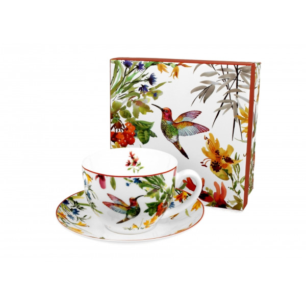 Petite tasse et Soucoupe Colibri - Compagnie Anglaise des Thés