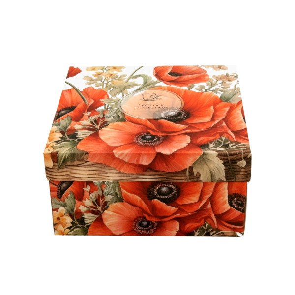 Petite tasse et Soucoupe Coquelicot - Compagnie Anglaise des Thés