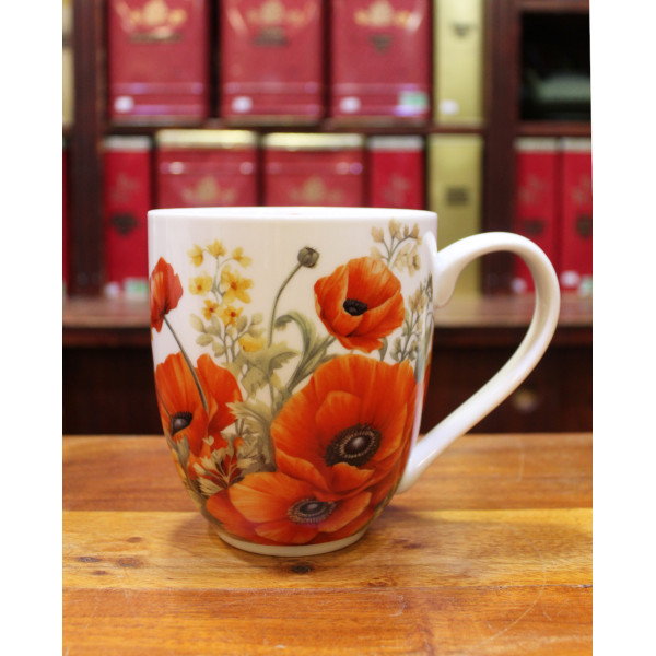 Mug Maxi Coquelicots - Compagnie Anglaise des Thés