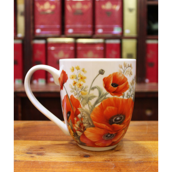 Mug Maxi Coquelicots - Compagnie Anglaise des Thés