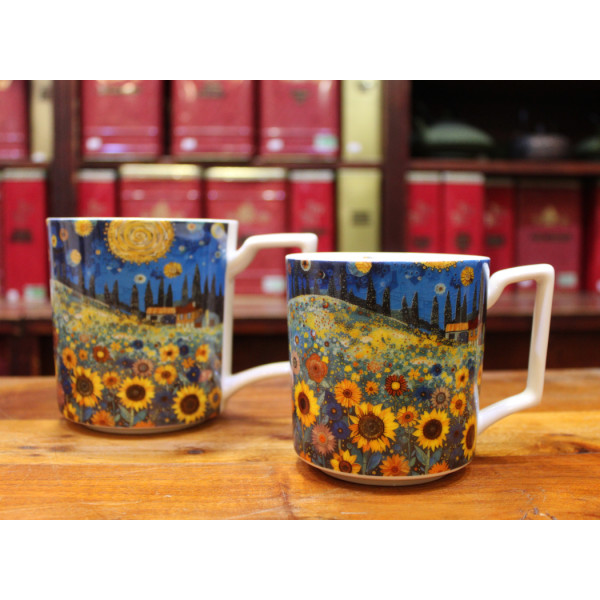 Mug Maxi Champs de Tournesols - Compagnie Anglaise des Thés