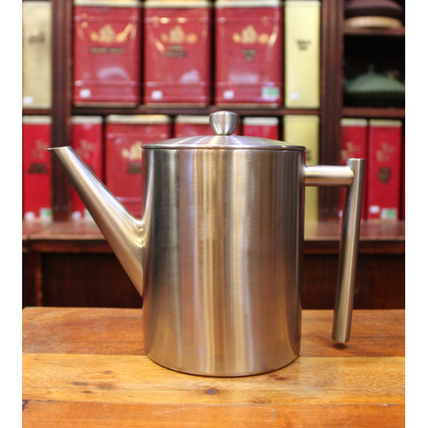 Théière Inox Brillante 1,2l- Compagnie Anglaise des Thés