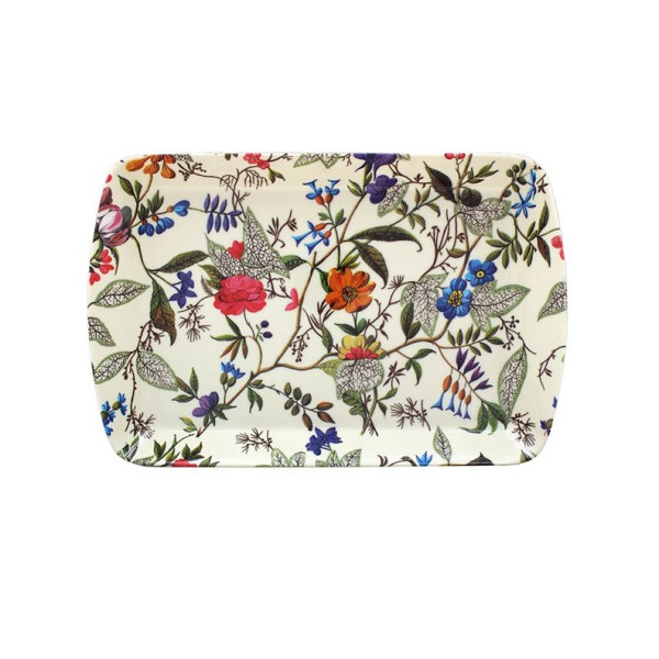 Petit Plateau Fleurs William Kilburn - Compagnie Anglaise des Thés