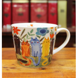 Mug Chat jardin - Compagnie Anglaise des Thés