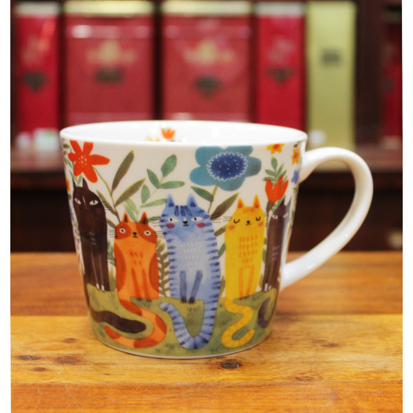 Mug Chat jardin - Compagnie Anglaise des Thés