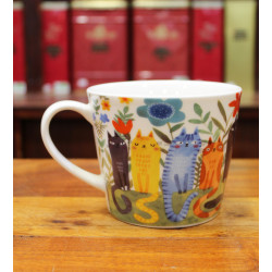 Mug Chat jardin - Compagnie Anglaise des Thés