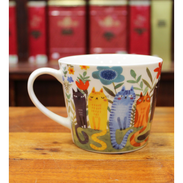Mug Chat jardin - Compagnie Anglaise des Thés