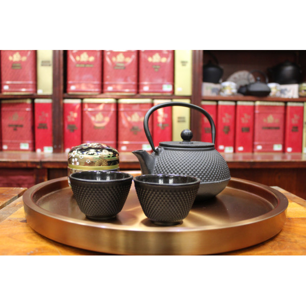 Grand Plateau rond bronze - Compagnie Anglaise des Thés