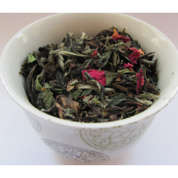 Tasse Thé Framboise, Rose - Thé blanc NOSTALGIE  - Compagnie Anglaise des Thés