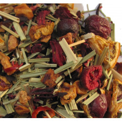 Infusion en vrac Orange, Cranberry, Piment doux - Infusion ESPELETTE - Compagnie Anglaise des Thés