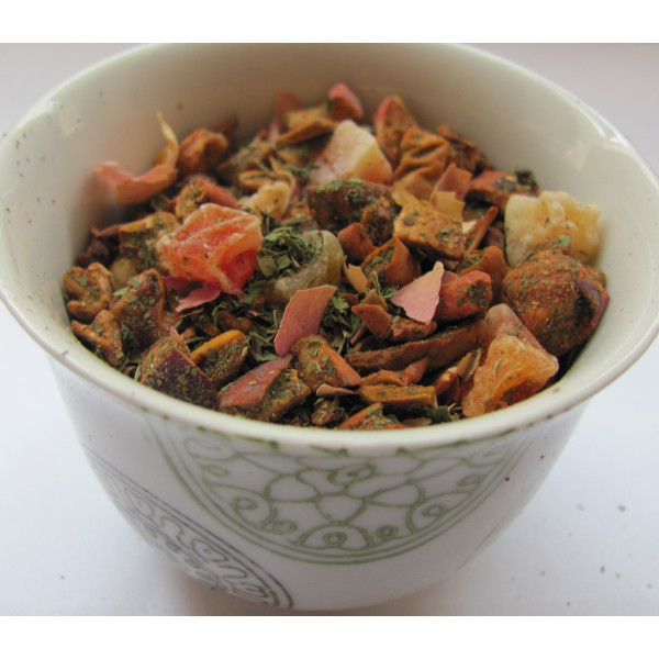 Tasse Infusion PAPAYE, MENTHE, FLEURS -Infusion SAGA - Compagnie Anglaise des Thés