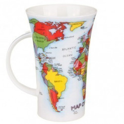 Mug Dunoon Carte du Monde - Compagnie Anglaise des Thés