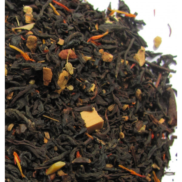 Thé en vrac EPICES ORANGE GINGEMBRE - Thé noir RÉVEILLON  - Compagnie Anglaise des Thés