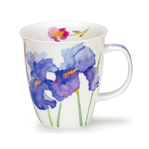 Mug Dunoon Fleurs bleues - Compagnie Anglaise des Thés