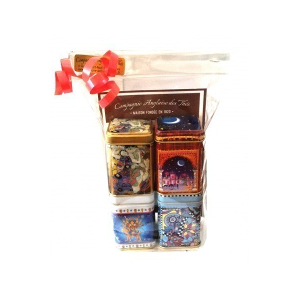 Assortiment 4 Thés Biologiques  - Idée Cadeau!