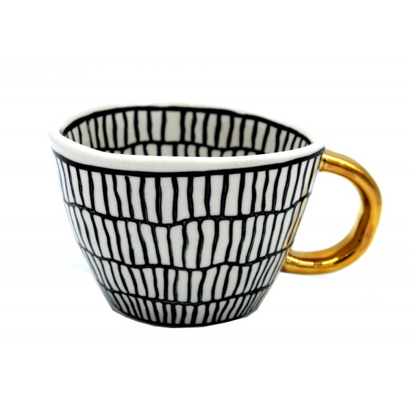 Mug Céramique Noir et Blanc - Compagnie Anglaise des Thés