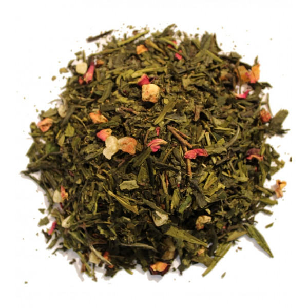  Thé vert Ananas, Fraise, Rose, Mangue, Fruit de la passion - Thé vert FARNIENTE - Compagnie Anglaise des Thés