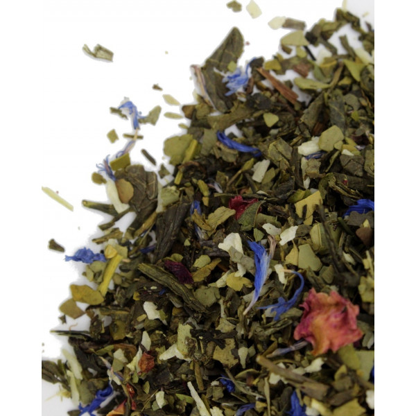  Thé en vrac Amande, Cerise -Thé vert ROMANCE - Compagnie Anglaise des Thés