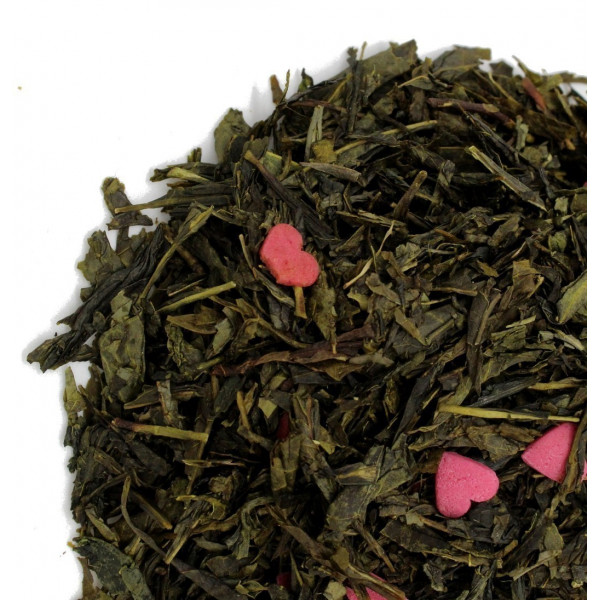 Thé en vrac Groseille, Litchi, Cerise griotte - Thé vert MILADY - Compagnie Anglaise des Thés