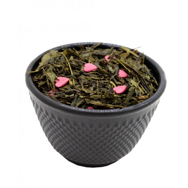 Tasse Thé Groseille, Litchi, Cerise griotte - Thé vert MILADY - Compagnie Anglaise des Thés