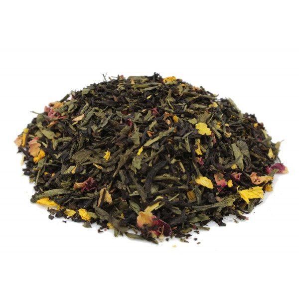 Tasse Thé CERISE PECHE FLEURS - Thé noir ORIENT- Compagnie Anglaise des Thés