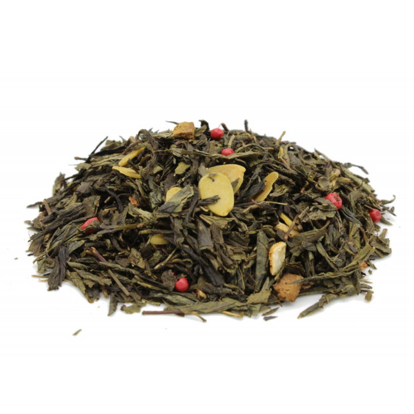 Thé Amande, Poivre rose, Cannelle - Thé vert TOUNDRA - Compagnie Anglaise des Thés