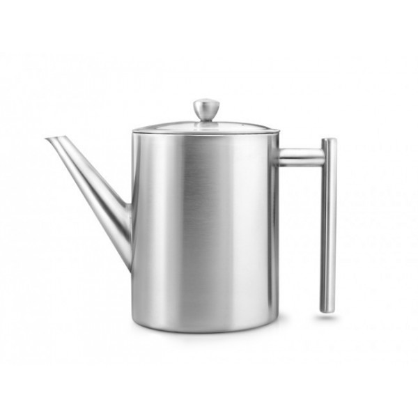 Théière Inox Satiné 1,2l - Compagnie Anglaise des Thés