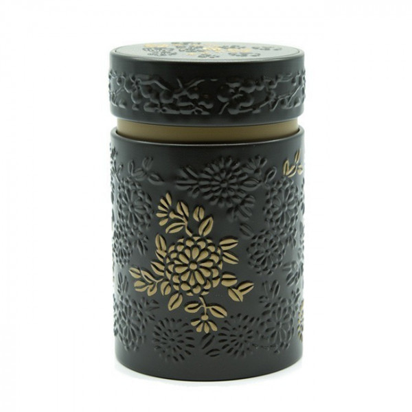 Boîte cylindrique Marron avec relief - Compagnie Anglaise des Thés